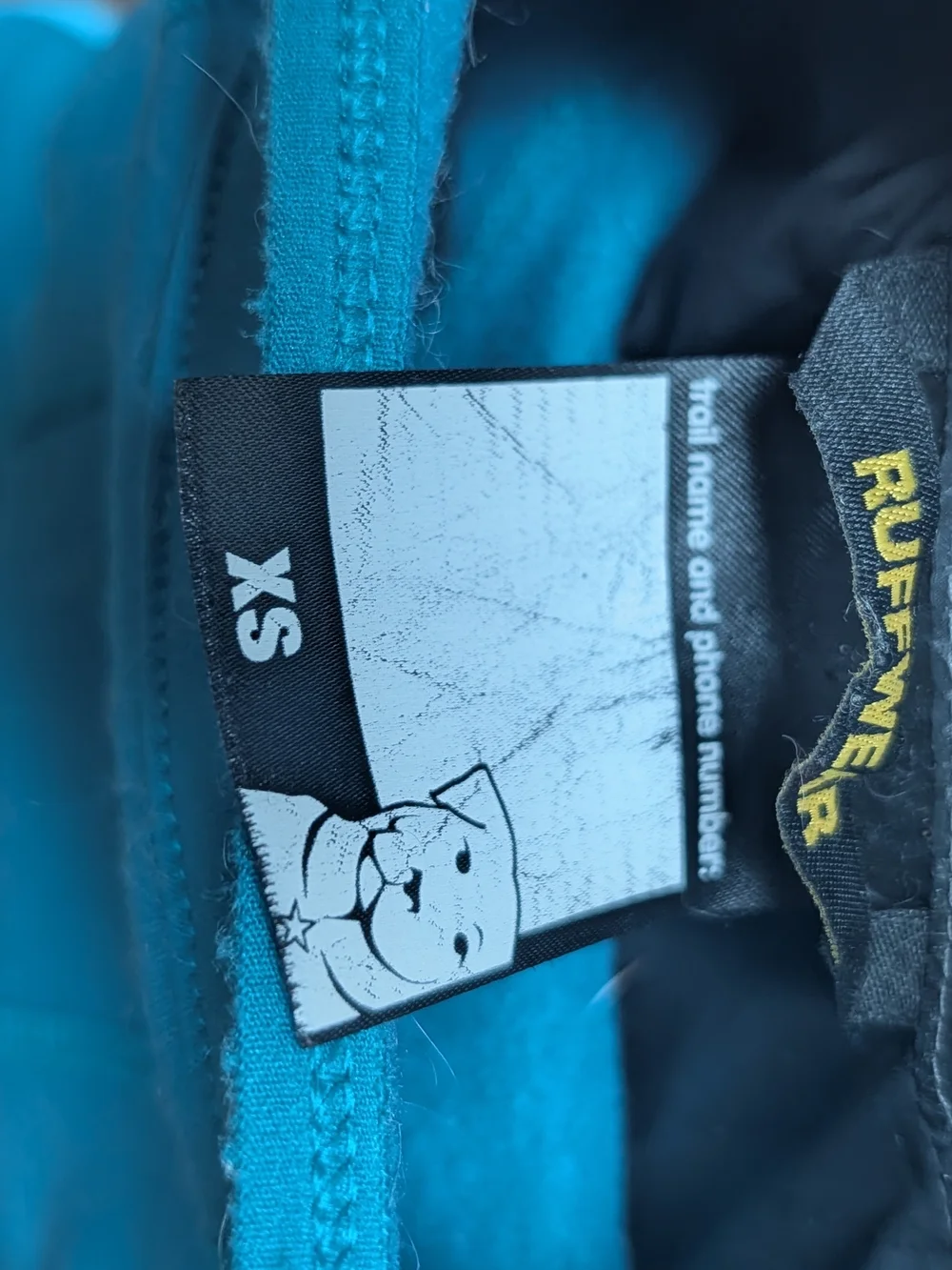 Ruffwear Light Blue Puffer Dog Jacket